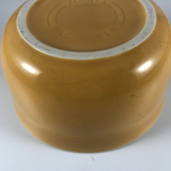 Fiesta Marigold Gusto Bowl Retired Yellow Orange HLC USA - Picture 8 of 12